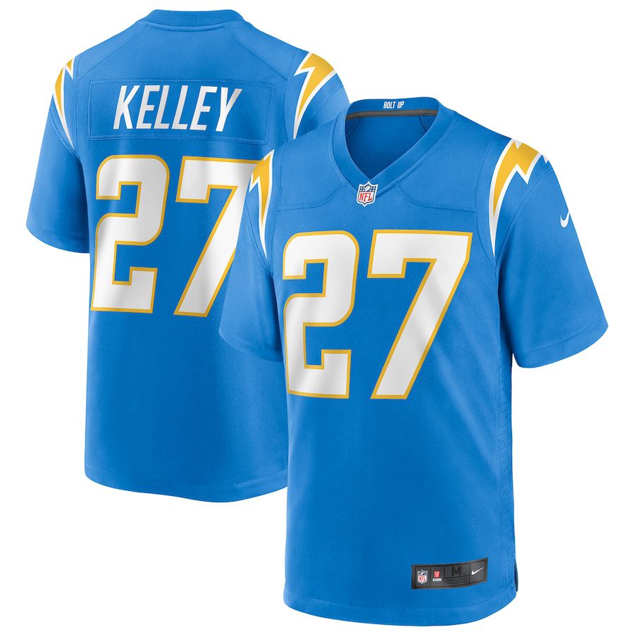 Men Los Angeles Chargers 27 Joshua Kelley Nike Powder Blue Player Game NFL Jersey